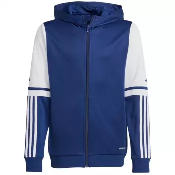 Sweat à capuche enfant adidas Squadra 25 Navy Blue/White 164 cm