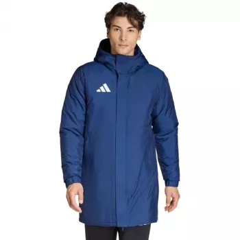 Veste de stade adidas Entrada 26 homme marine polyester recyclé zippée à capuche L
