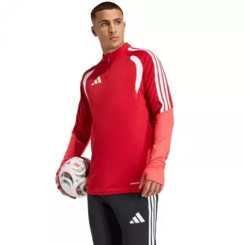 Sweat d'entraînement adidas Tiro 26 Competition homme manches longues demi-zip rouge taille L