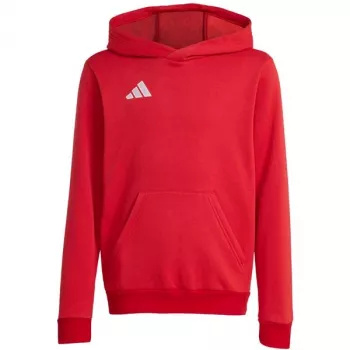 Sweat à capuche adidas Entrada 26 enfant rouge 152 cm