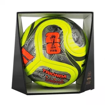 adidas World Cup 26 Trionda Pro Winter Ballon de football taille 5 vert/noir/argent JD8023