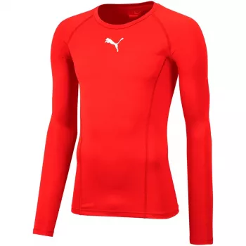 Puma Liga Baselayer Tee LS t-shirt à manches longues homme rouge