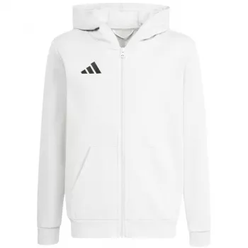 adidas Entrada 26 Full Zip Hoodie enfant blanc KH1783 140 cm