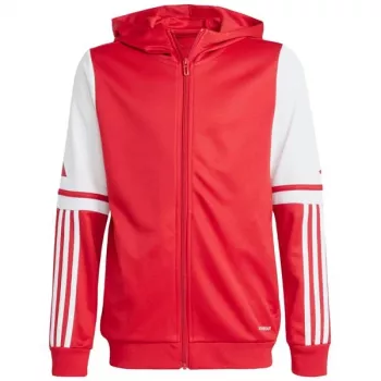 Sweat à capuche adidas Squadra 25 enfant rouge/blanc 116 cm