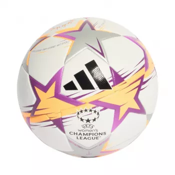 Ballon de football adidas UCL Women's League 26/27 League Stage taille 4 blanc/orange/argent KE5142