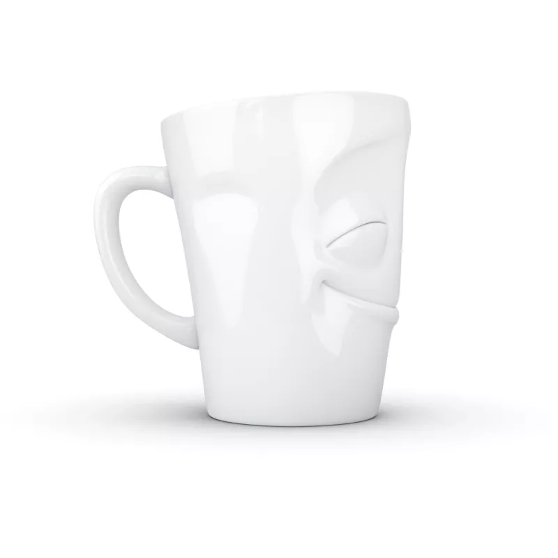 FIFTYEIGHT PRODUCTS T018301 Amused mug à anse blanc 350 ml