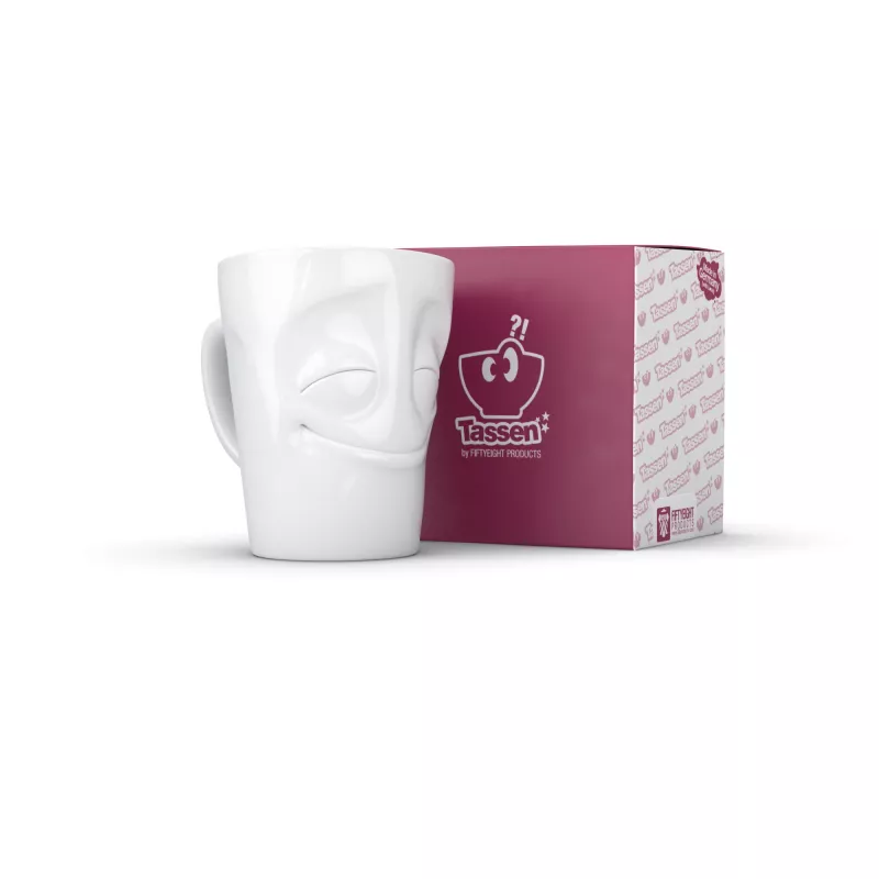 FIFTYEIGHT PRODUCTS T018301 Amused mug à anse blanc 350 ml