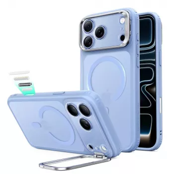 Coque ESR Classic Hybrid Kickstand MagSafe pour iPhone 17 Pro Max / 18 Pro Max - Bleu clair mat