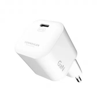 Chargeur USB-C Vonmählen Unity Nano GaN 65W blanc