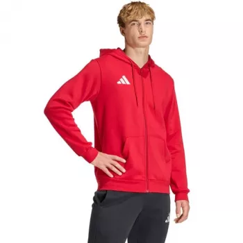 Sweat à capuche zippé adidas Entrada 26 homme rouge 2XL