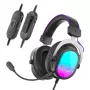 Casque gaming FIFINE H16 7.1 Surround Sound RGB - Noir