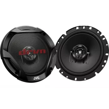 Haut-parleurs coaxiaux 2 voies pour voiture JVC CS-DR1722 6,5 pouces, 300W crête, woofer Carbon Mica