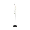 Porte-vêtements autoportant W66 noir 177 cm, acier thermolaqué, charge 15 kg