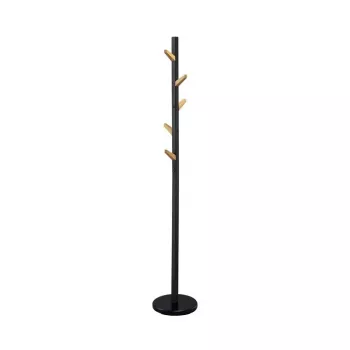 Porte-vêtements autoportant W66 noir 177 cm, acier thermolaqué, charge 15 kg