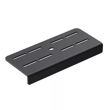 VIRPIL Controls Plaque d'extension pour fixation sur chaise, 140mm - noir
