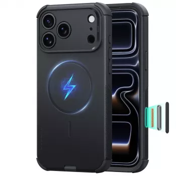 ESR Cyber Tough Coque MagSafe pour iPhone 17 Pro Max / 18 Pro Max - noir