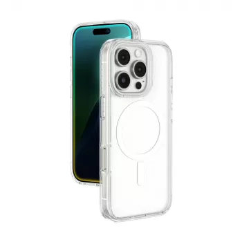 AMAZINGTHING Titan Pro Mag Coque avec anneau magnétique pour iPhone 16 Pro - transparent