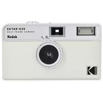 Kodak Ektar H35 appareil photo argentique demi-format 35 mm - blanc/gris