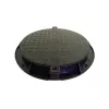 Couvercle d'égout de jardin 780PE-B A15 noir HDPE