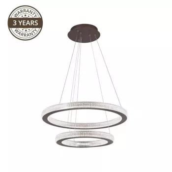 Suspension LED Domoletti Rich 19111-M - 63 W, 2950 lm, 4000 K blanc neutre, 60 cm (19111-M)