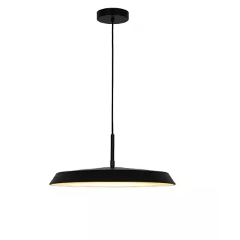 Suspension LED coupe D45 cm 2700K noire