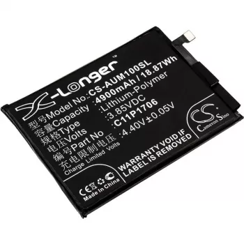 Cameron Sino batterie de remplacement Li-Polymer 5000 mAh pour ASUS Zenfone Max Pro M1/M2 (C11P1706, 0B200-02870200, CS-AUM100SL)