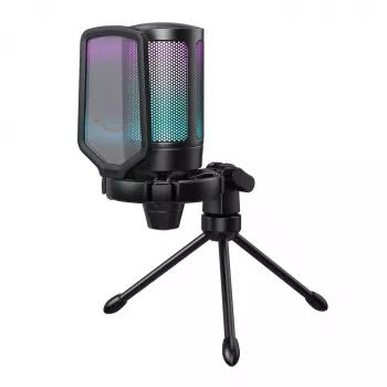 FIFINE A6V AMPLIGAME microphone à condensateur USB RGB noir