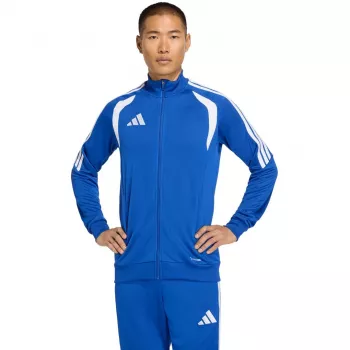 Haut d'entraînement adidas Tiro 26 League pour homme, coupe ajustée, demi-fermeture éclair, bleu marine, JY7210, M