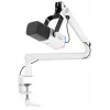 Microphone podcast dynamique XLR/USB FIFINE TAM8W avec bras articulé, blanc