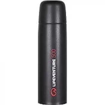 Gourde isotherme sous vide en titane Lifeventure TiV, 500 ml, gris foncé