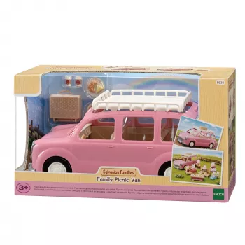Voiture familiale Sylvanian Families 5535 avec accessoires de pique-nique