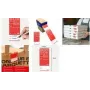 Avery FTSEALR-250 étiquettes de scellé d'inviolabilité Bon Appetit, 40 x 95 mm, rouge/blanc, permanent, 250 étiquettes