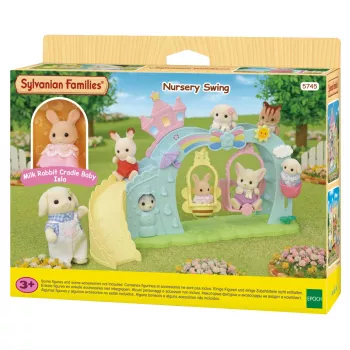 Balançoire Adventure Kindergarten EPOCH Sylvanian Families avec figurine