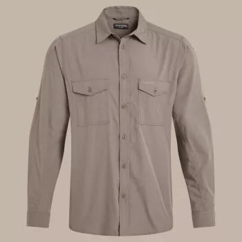 Chemise à manches longues Craghoppers Kiwi II homme Pebble XL