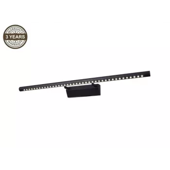 Applique murale Line LED JQ5530, noire, 70 cm