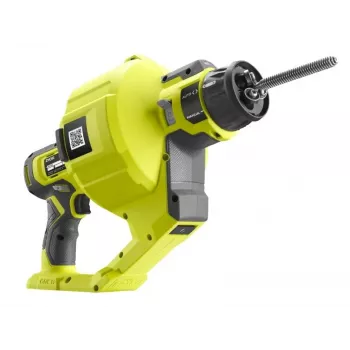 RYOBI RDA18-0 ONE+ Déboucheur de canalisation sans fil 18V (appareil seul) - spirale 7,6 m, avance automatique, éclairage LED