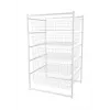 Bloc de tiroirs 89x45x55cm 5 niveaux Blanc
