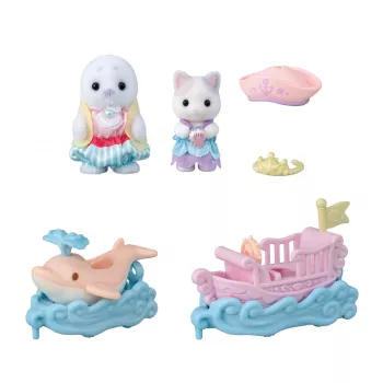Ensemble de jeu Wave Rider du parc d'attractions EPOCH Sylvanian Families