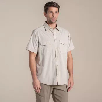 Chemise à manches courtes Craghoppers Kiwi II - Oatmeal - L