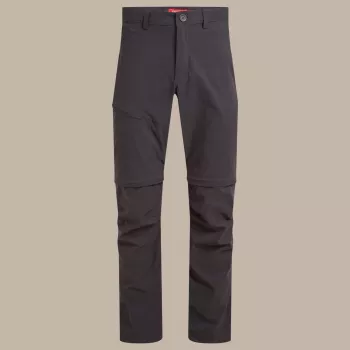 Pantalon de randonnée NosiLife Pro Convertible Trouser III Craghoppers pour homme, noir poivre