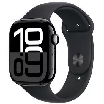 Apple Watch 10 LTE Boîtier aluminium 46mm avec bracelet sport minuit - minuit