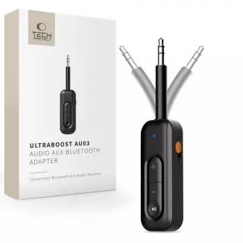 Adaptateur audio Bluetooth 6.0 TECH-PROTECT ULTRABOOST AU03 récepteur AUX noir