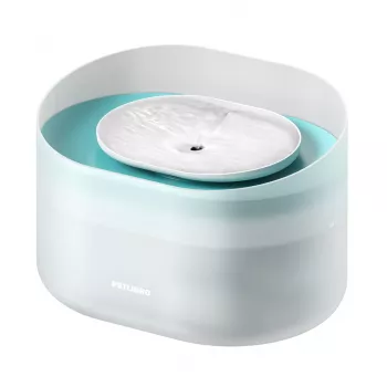 Fontaine à eau pour chien PETLIBRO Capsule 8 L anti-éclaboussures blanche