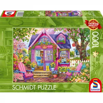 Schmidt Spiele 58061 puzzle 1000 pièces Ein Häuschen zum Verlieben