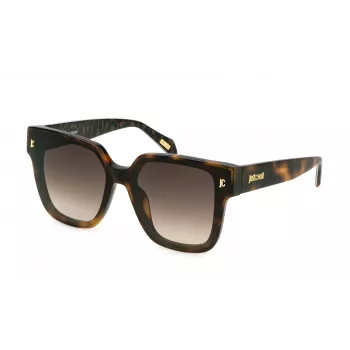 Lunettes de soleil papillon oversize JUST CAVALLI femme SJC089 avec verres dégradés marron - 65/13/140 mm