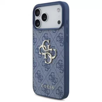 Coque de protection Guess 4G Big Logo pour iPhone 17 Pro Max / 18 Pro Max - bleue