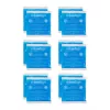 Plaques réfrigérantes carrées réutilisables Relaxdays Bleu 14 x 13 cm, lot de 12