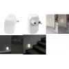 Prise veilleuse LED LogiLink avec capteur crépusculaire, ovale, blanc chaud, 230 V, 16 A, blanc