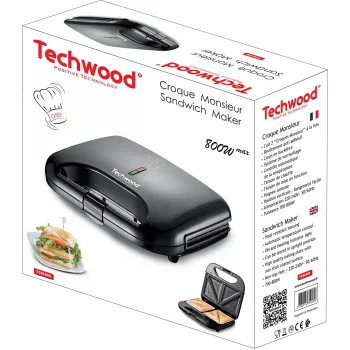 Gril à sandwich Techwood TCM-806 (TCM-806)