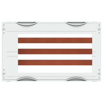 Kit de module de barre omnibus Striebel & John MBR202 60 mm pour systèmes 3/4 pôles, 690 V AC, IP20, gris clair